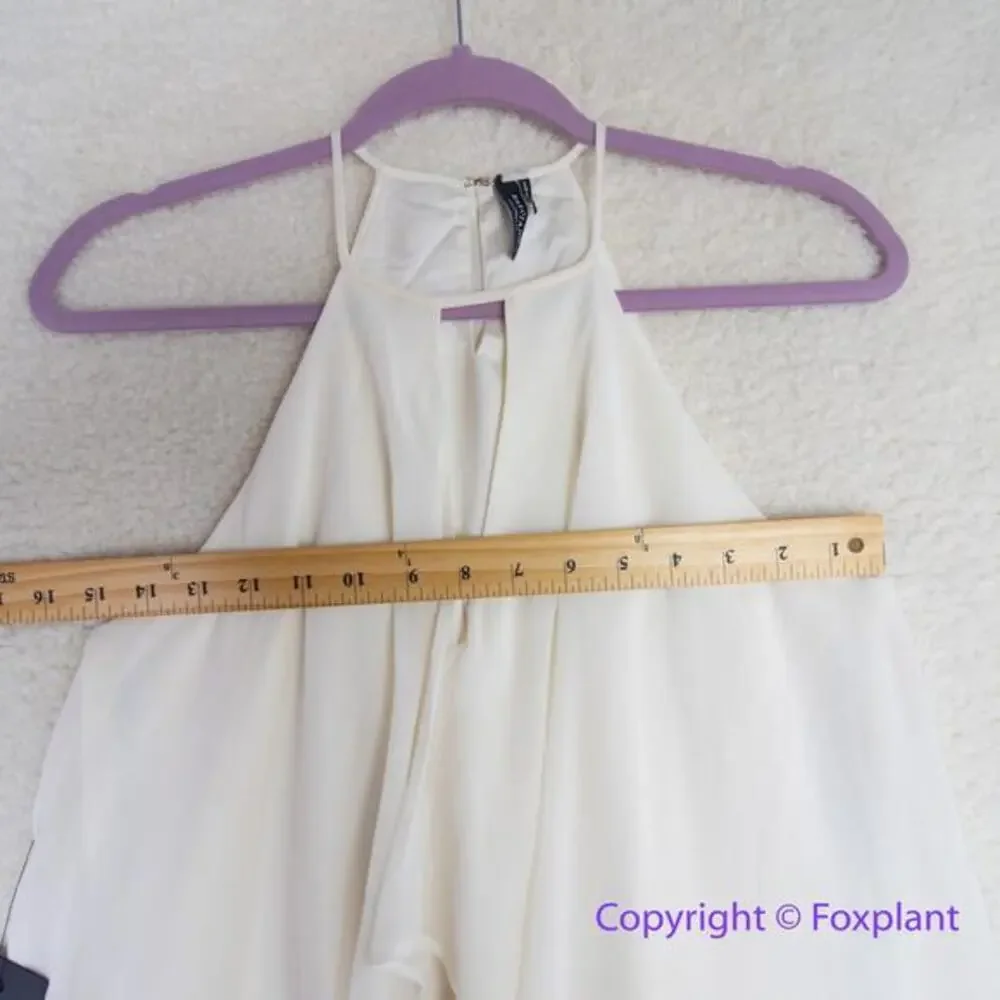 New! GUESS by Marciano‎ Women's Charlie Keyhole Dress white, size XS